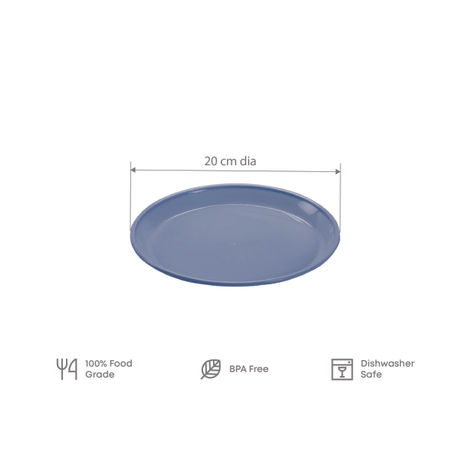 All Time Treats Plate | Set Of 6 (Colour May Vary)