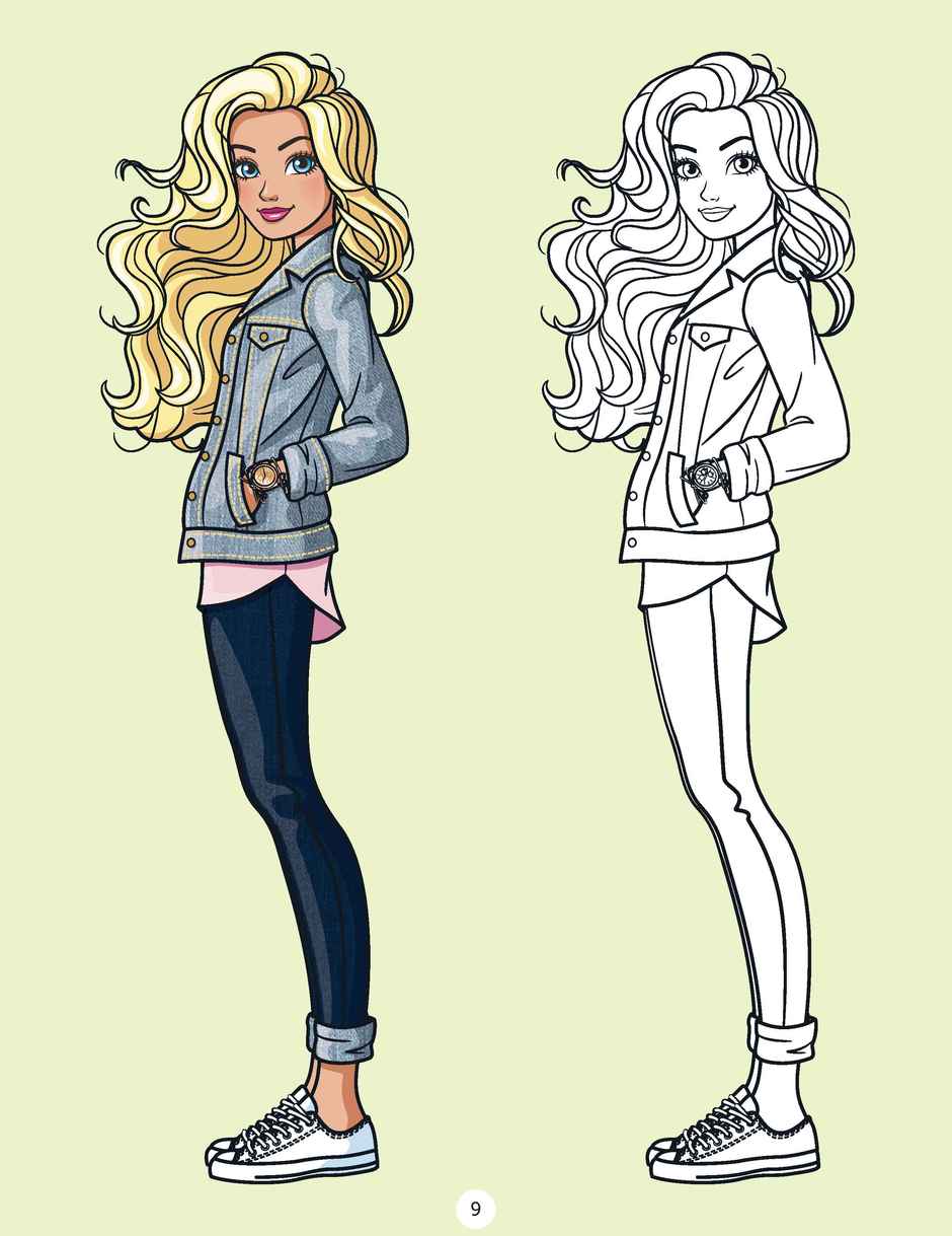 Dreamland Barbie Copy Colouring Book 24 Pages