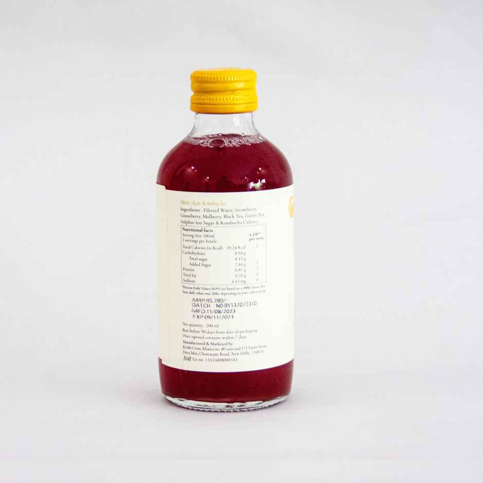 Krishi Cress Berry, Strawberry, Gooseberry & Mulberry Kombucha