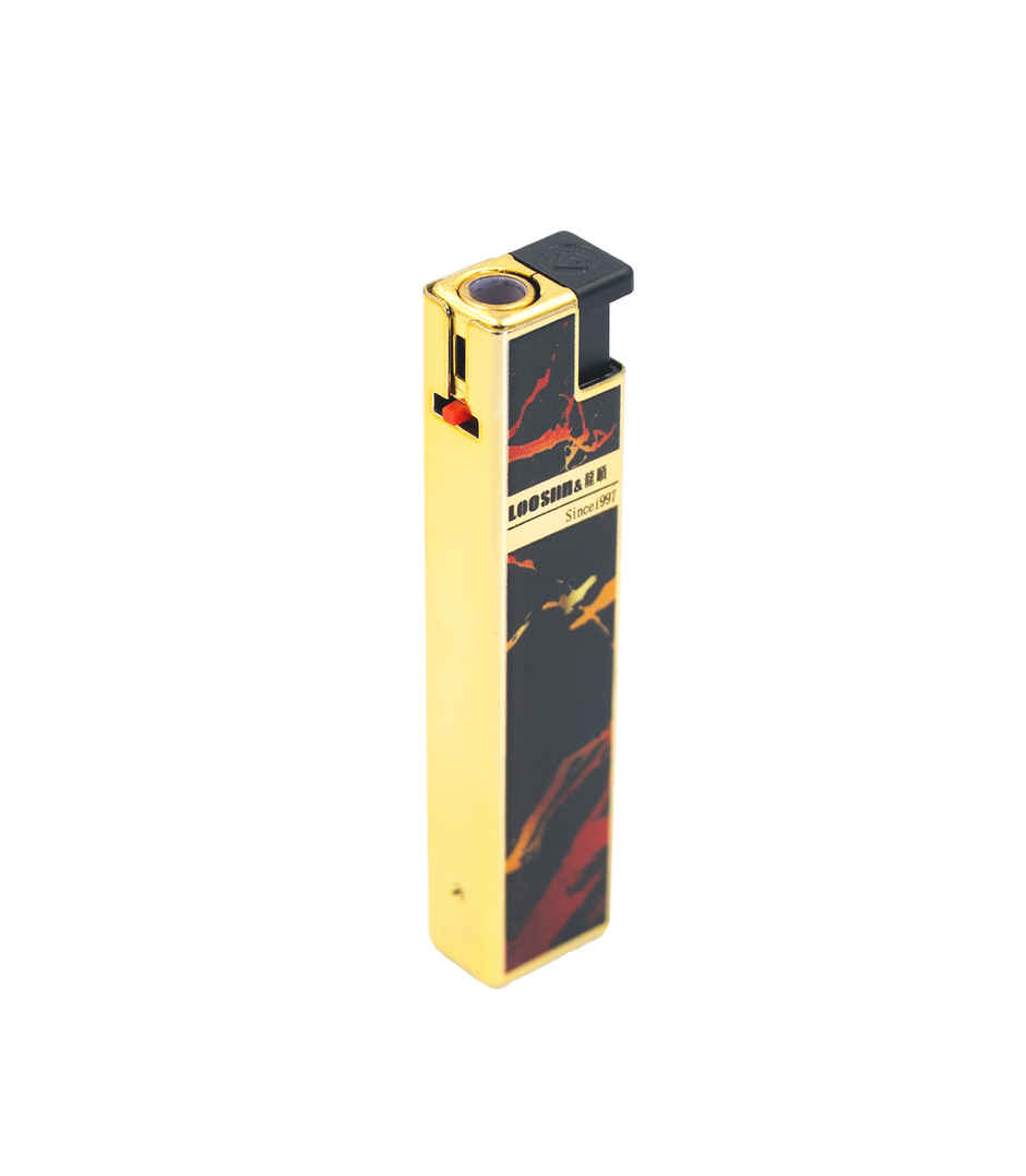 FLIK Gold Slim Jet Flame Lighter | Jet Flame