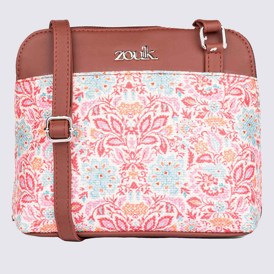Zouk Mangalore Blossoms OOO Sling Bag - Multicolour