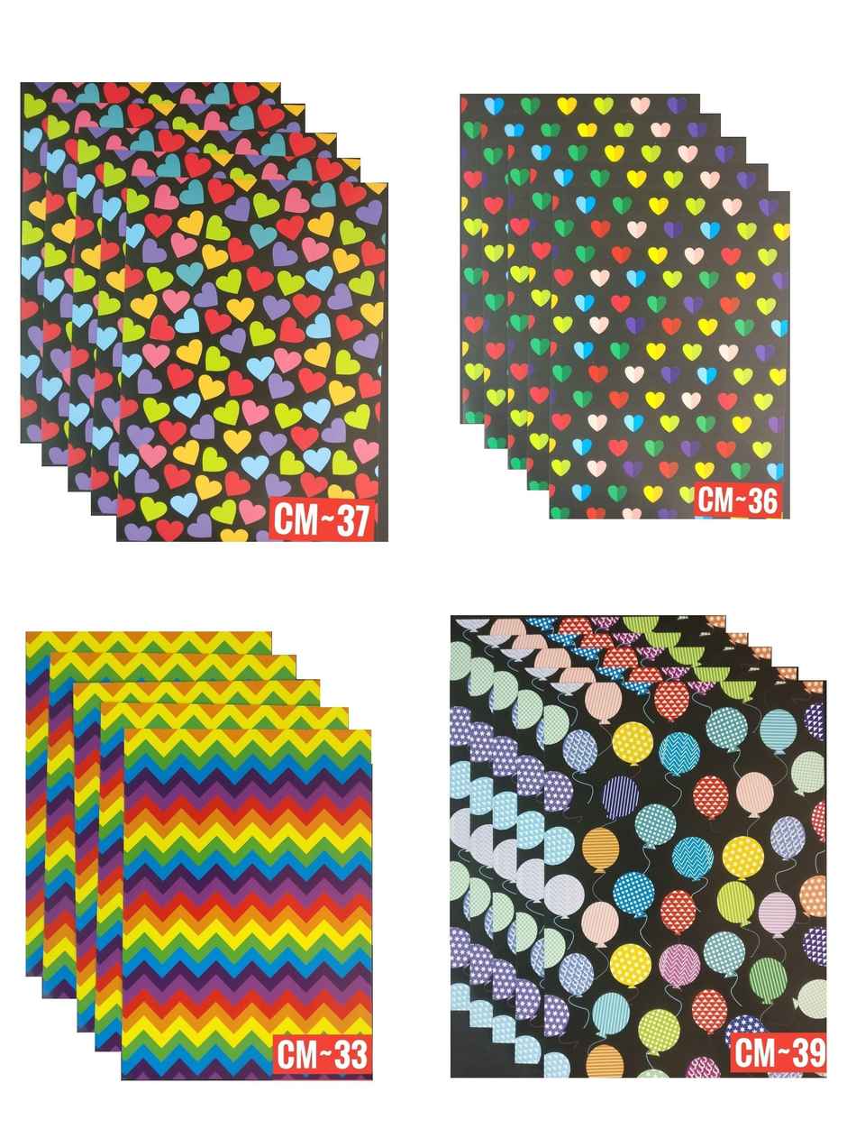 Mix Design Craft Paper 10 Pcs (Assorted)