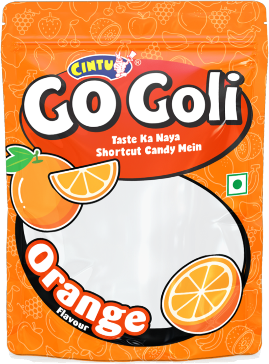 Cintu Go-Goli Orange Flavour Candy