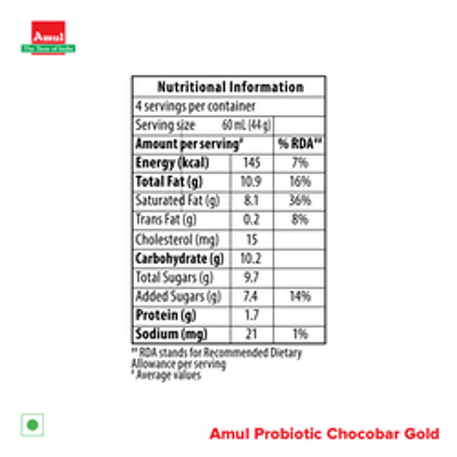 Amul Pro Chocobar Gold Icecream Stick