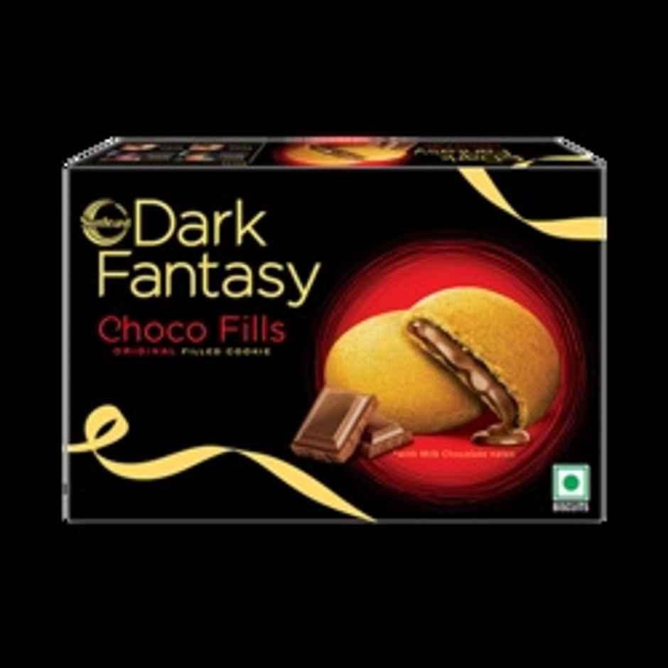 Sunfeast Dark Fantasy Choco Fills, Original Filled Cookies with Choco Crème | Perfect Snack
