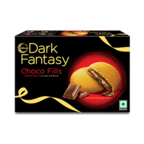 Sunfeast Dark Fantasy Choco Fills, Original Filled Cookies with Choco Crème | Perfect Snack