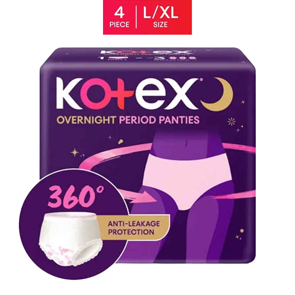 Kotex Overnight Period Panties | L-XL