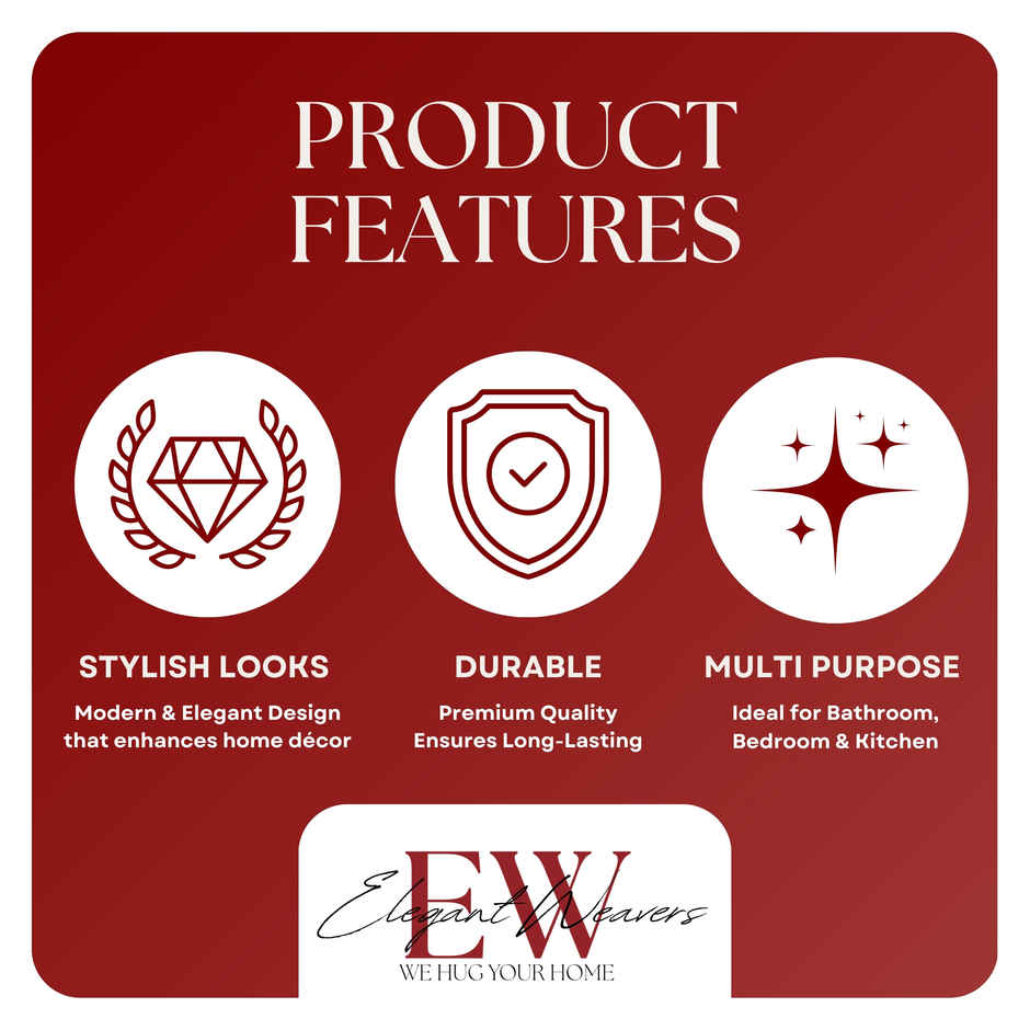 Elegant Weavers Jonti Floor Mat | 58 x 38 cm | Assorted