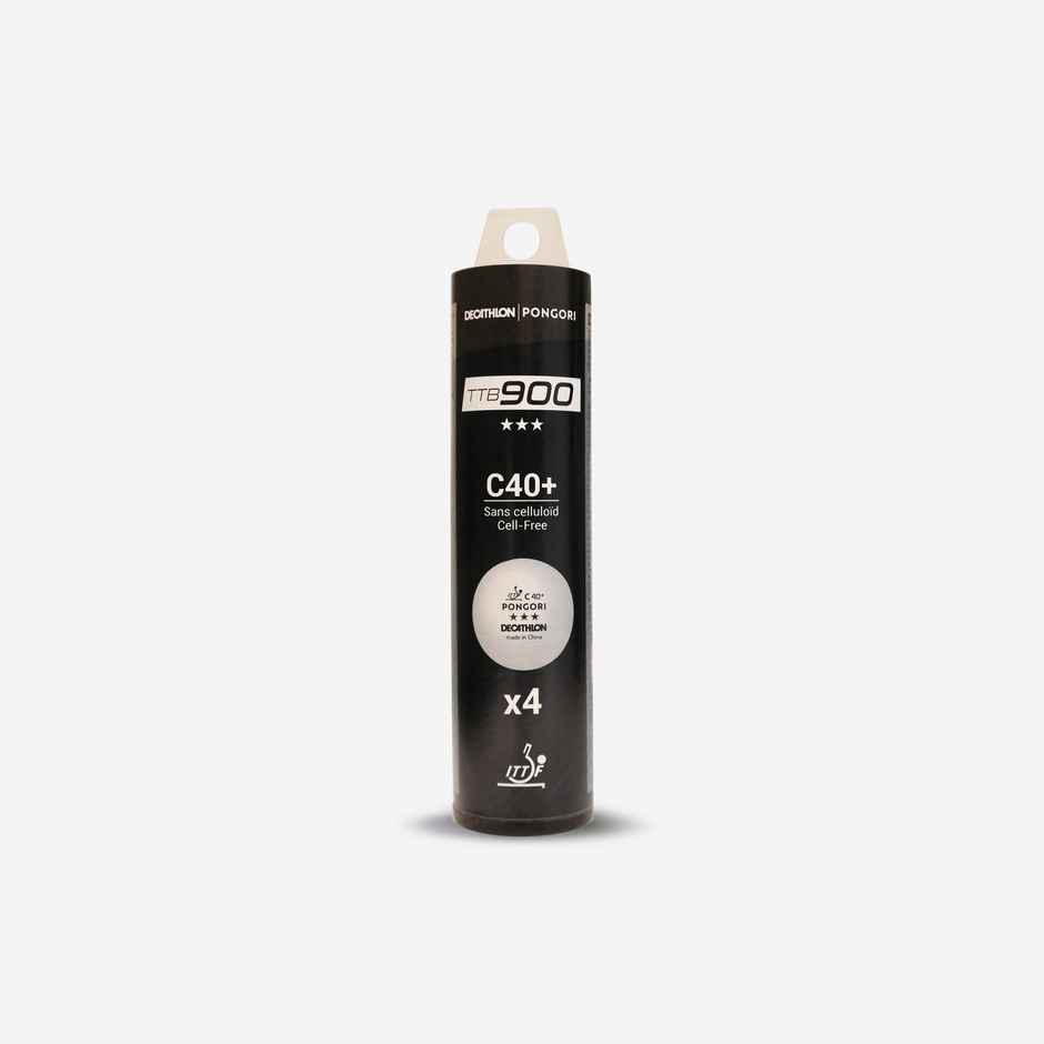 Decathlon | Pongori Table Tennis Balls ITTF X4 - White