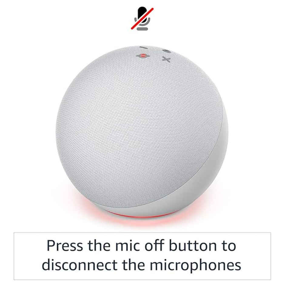 Amazon Echo (4Th Gen) | Premium Sound Powered By Dolby And Alexa (White)