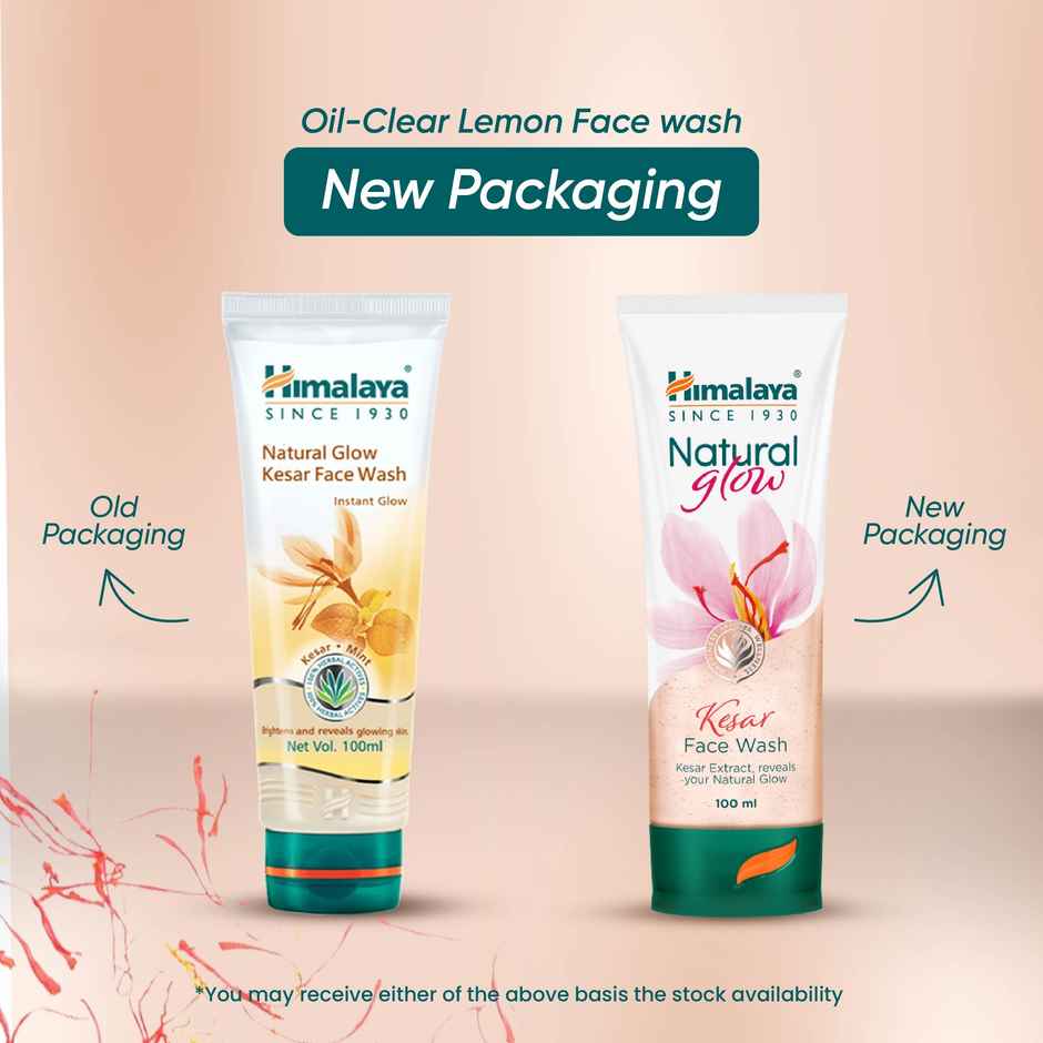 Himalaya Wellness Company Natural Glow Kesar Face Wash