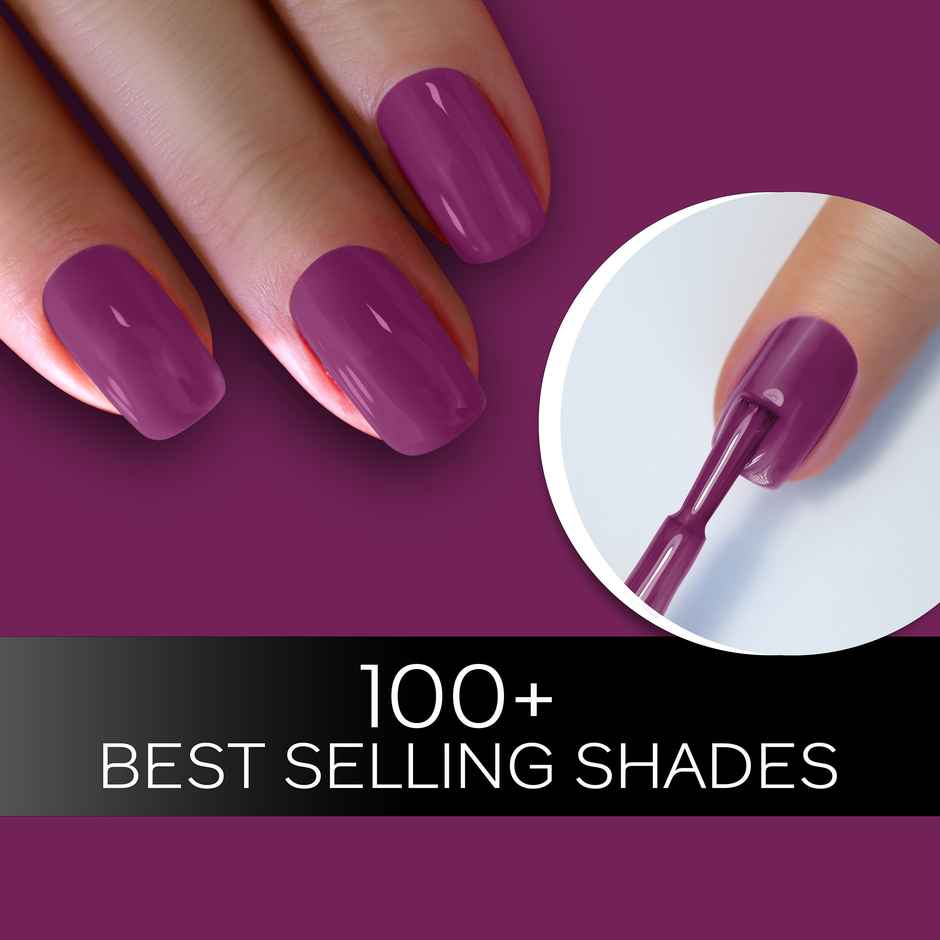 Faces Canada Ultime Pro Splash Nail Enamel | Mulberry 134 Glossy | Long Lasting | 8 ml