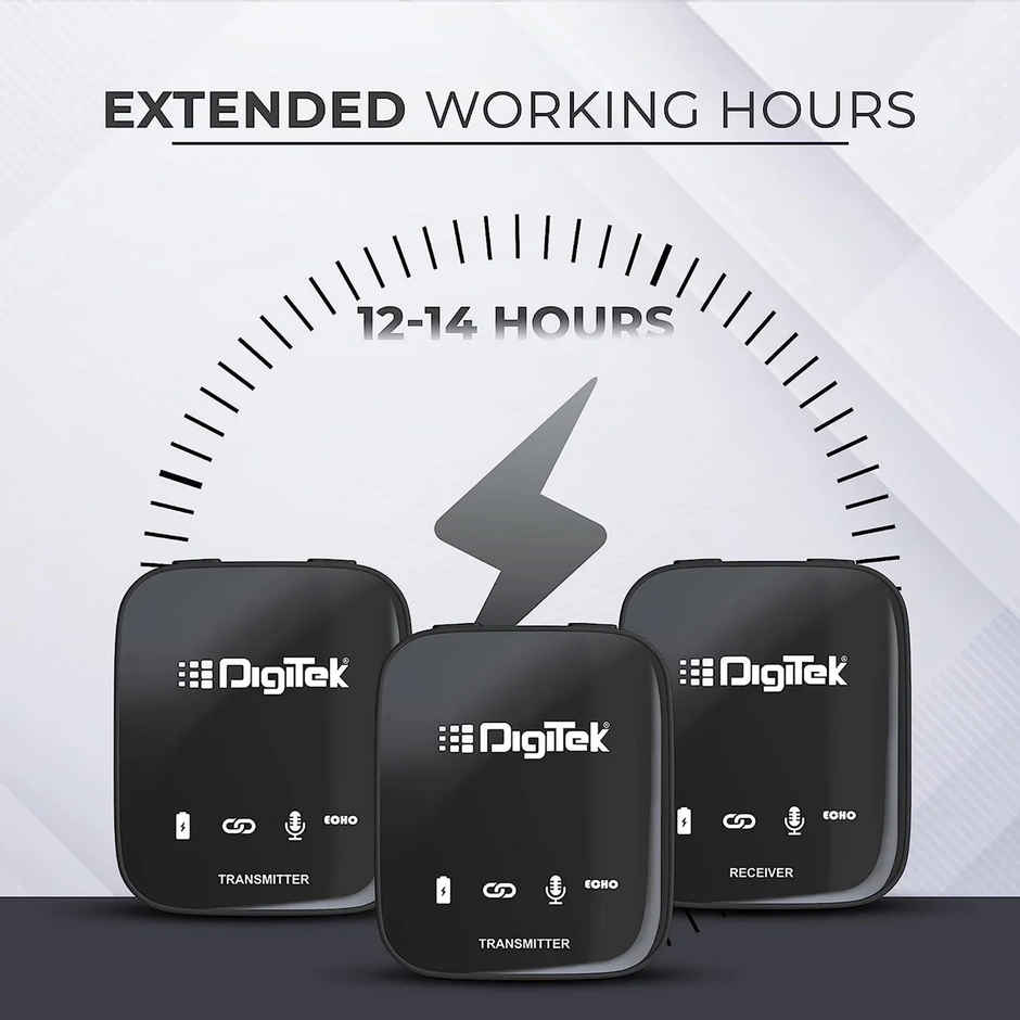 Digitek Dwm 101 Wireless Microphone System With Anc Noise Reduction