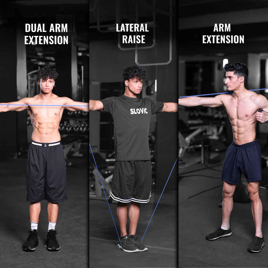 Slovic Resistance Tube Latex | 20LB / 10 kg Heavy Duty Workout Band for Training