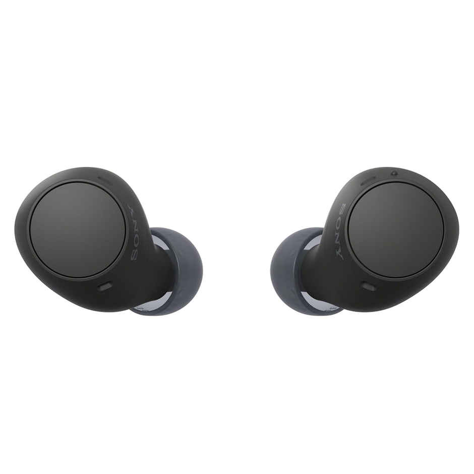 Sony WF-C510 Wireless Bluetooth Earbuds with Mic, TWS, in Ear, Ambient Sound Mode, Small and Comfortable, IPX4, Quick Charge, Multipoint Connectivity, Customized EQ, Up to 22 Hours Battery- Black