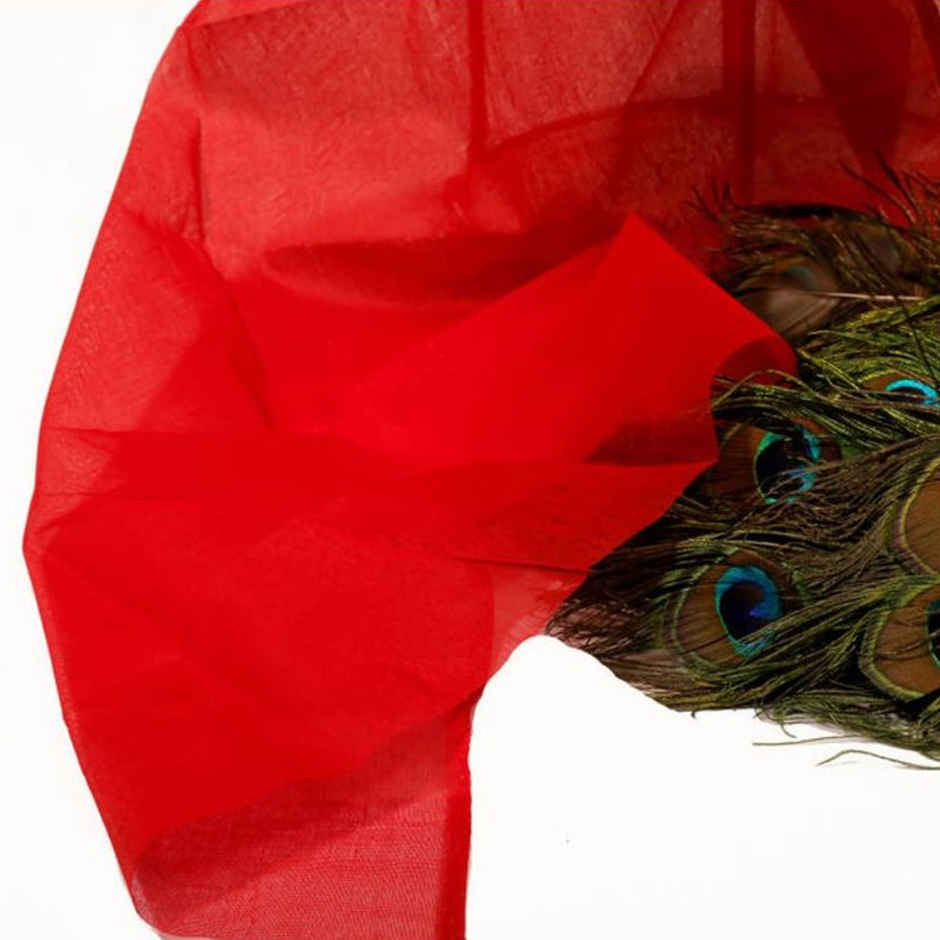 Pooja Cloth 1.25 m | Red | Divine Vibes