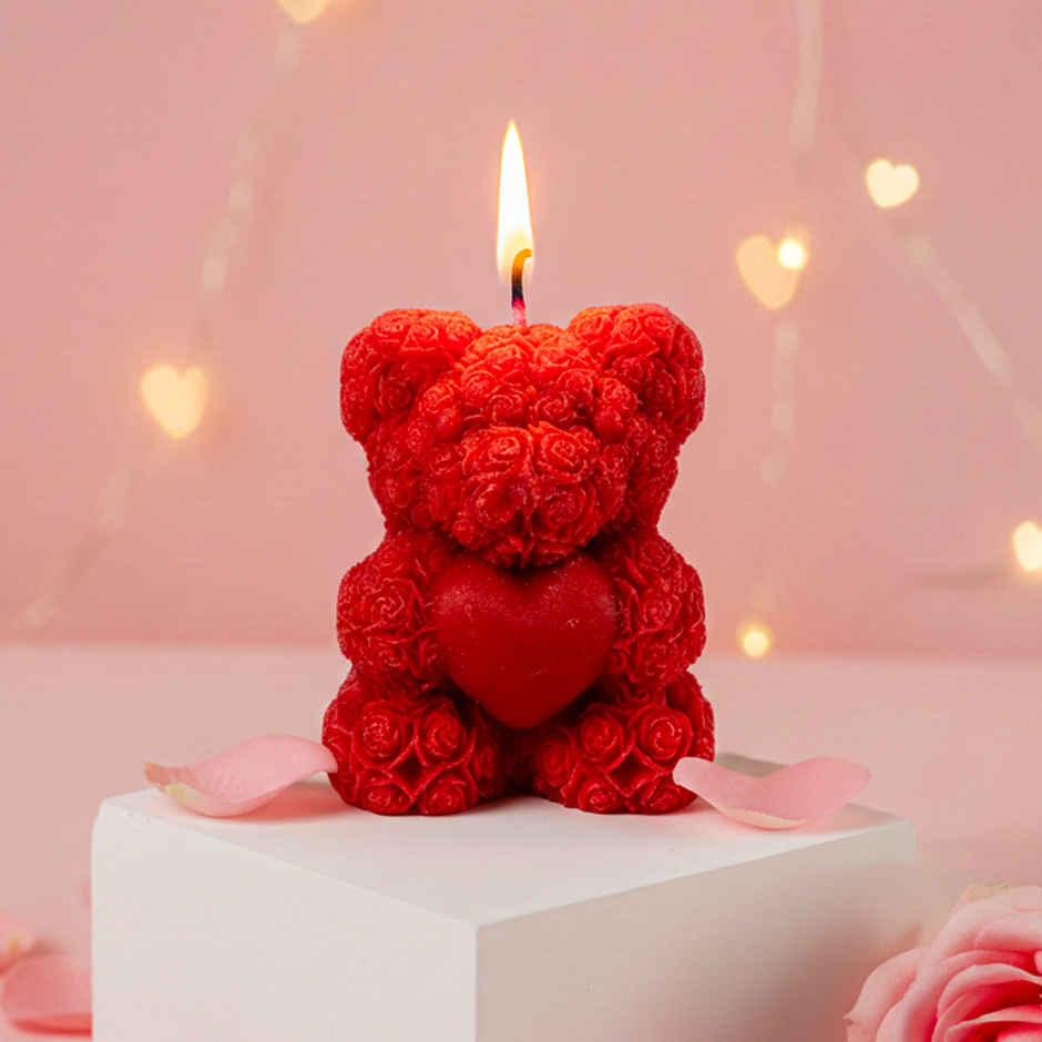 3D Teddy Bear Candle | Scented | Prosperro Lumo