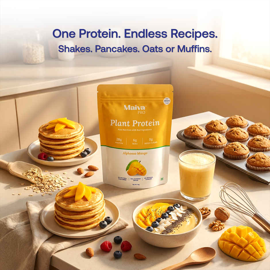 Maiva Pro Plant Protein Powder - Alphonso Mango
