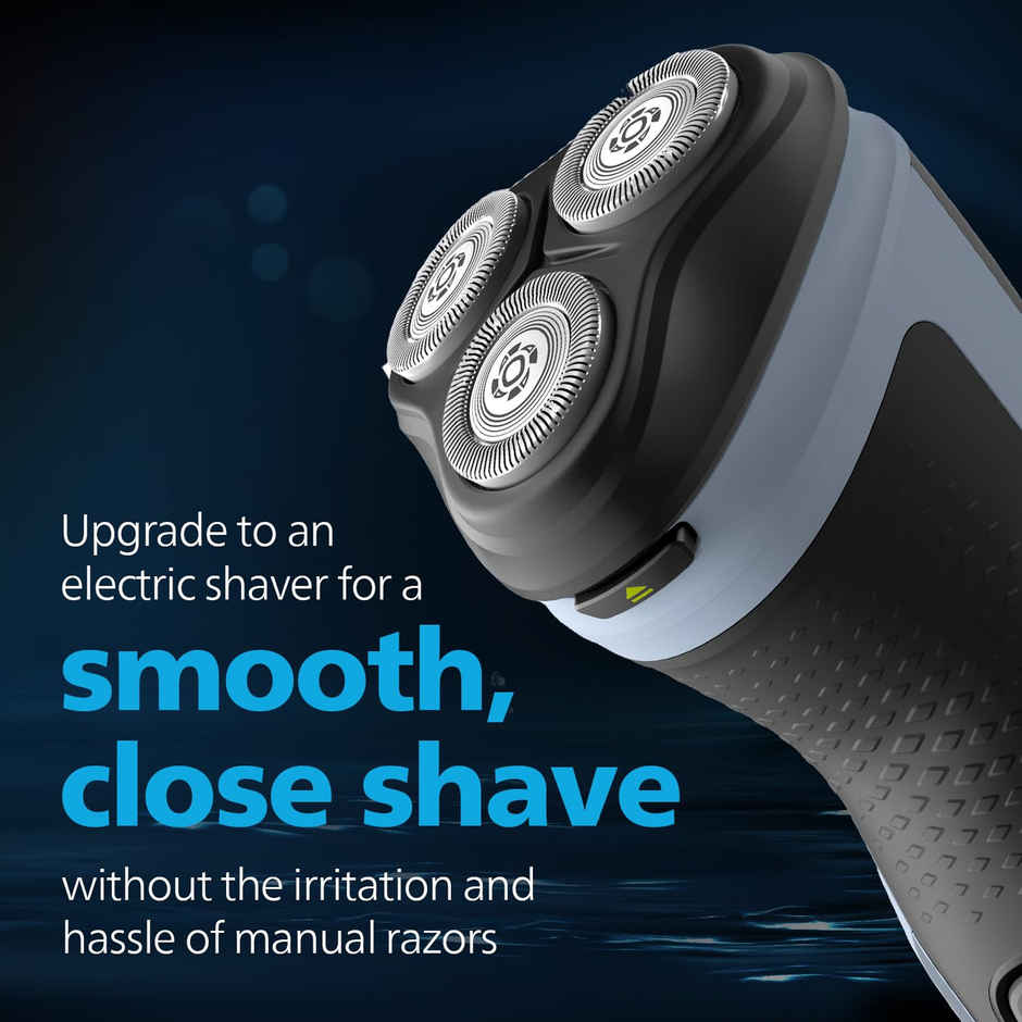 Philips Wet & Dry Electric Shaver|4D Flex Heads|Pop-up Trimmer|ComfortCut Blades|X3063/03