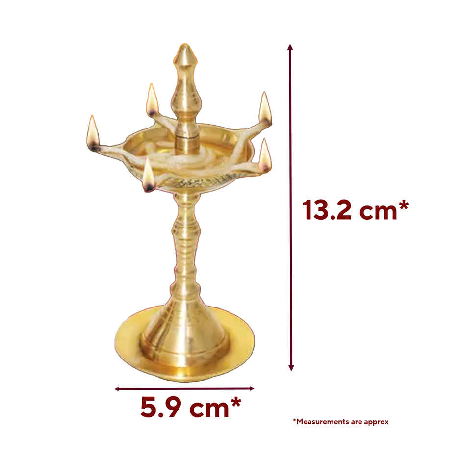Nitya Kerla Samai | Gold | Brass | Kerala Samai Diya | Shubhkart