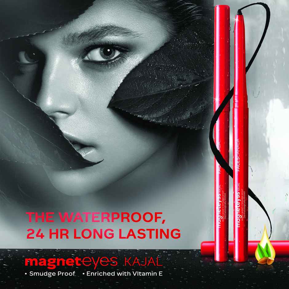 Faces Canada Magneteyes Kajal With Almond Oil - Black