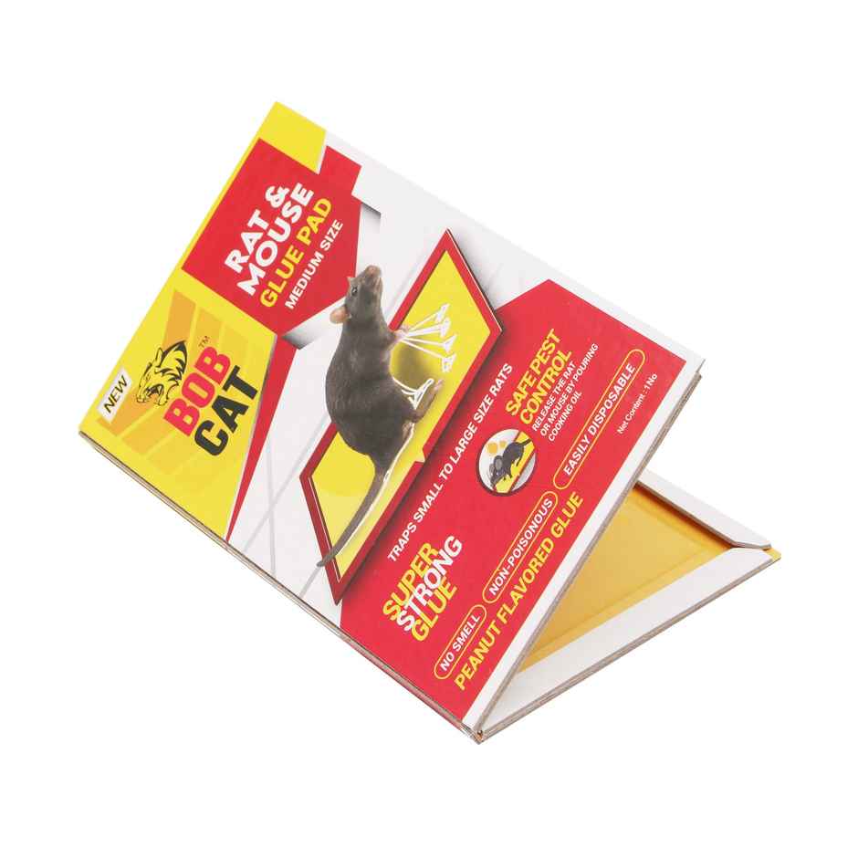 BOB CAT RAT GLUE TRAP STRONG- PACK OF 3-MEDIUM SIZE