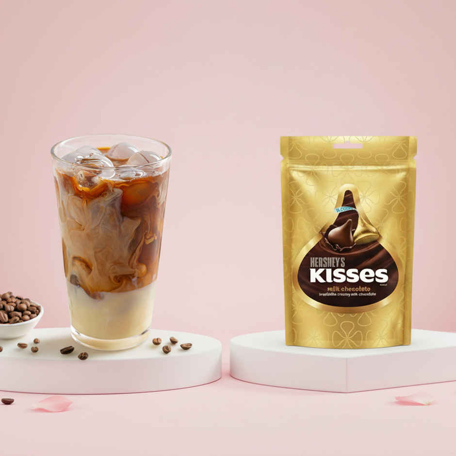 Vietnamese Cold Coffee + Hershey's Kisses Milk | Chocolate Share Bag