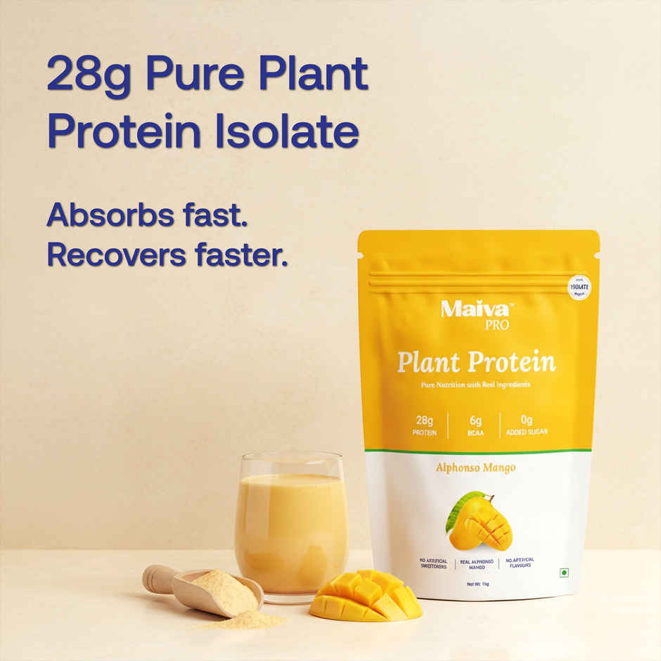 Maiva Pro Plant Protein Powder - Alphonso Mango