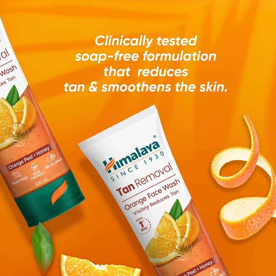 Himalaya Wellness Company Tan Removal Orange Face Wash