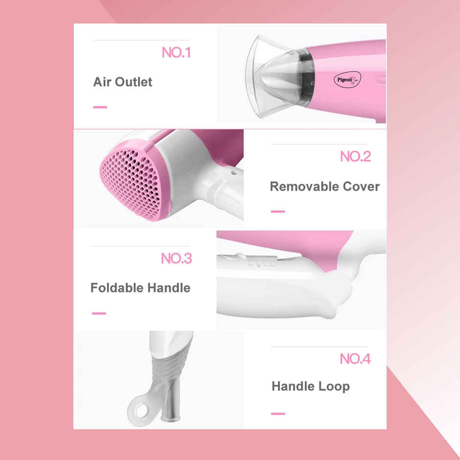 Pigeon Grace Hair Dryer Pink