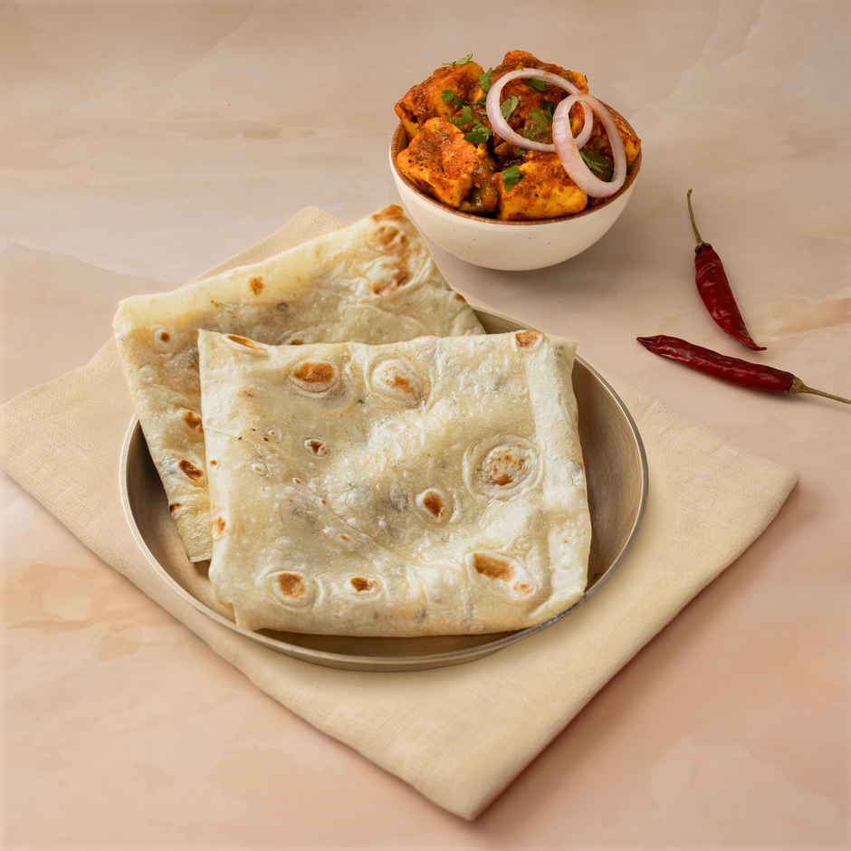Paneer Tikka with Rumali Roti