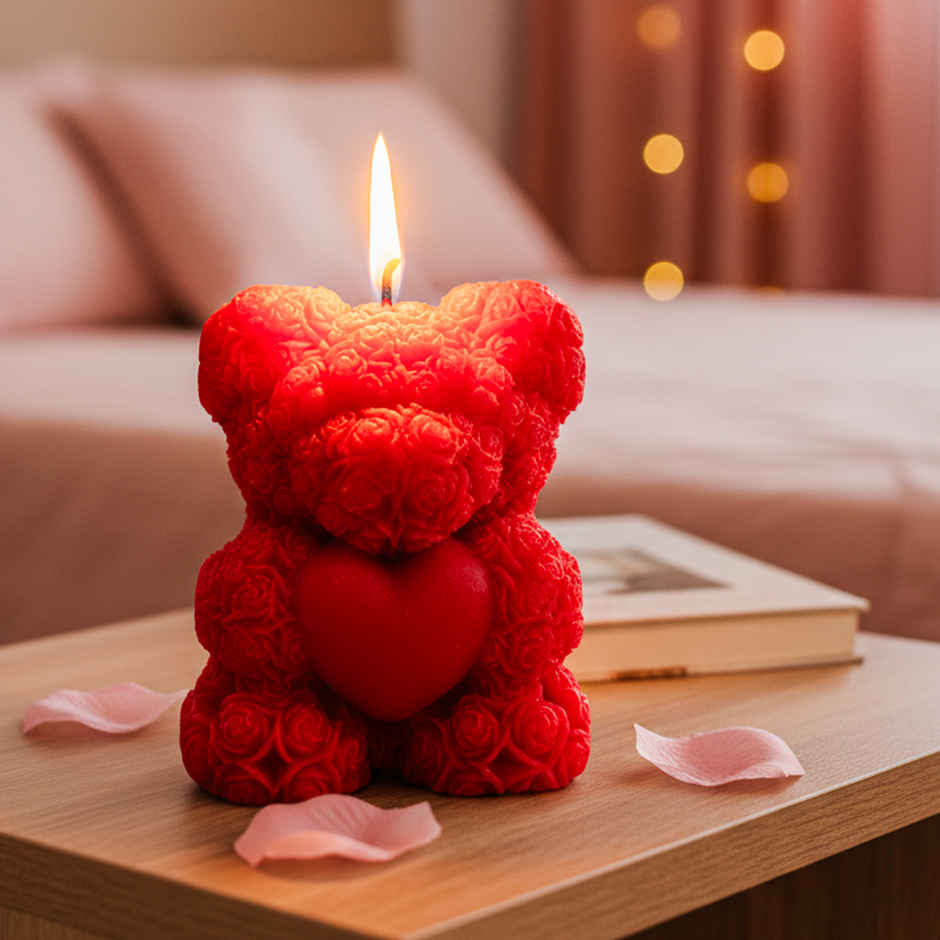 3D Teddy Bear Candle | Scented | Prosperro Lumo