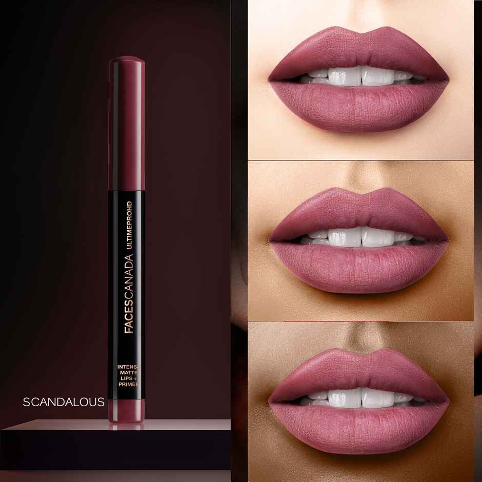 Faces Canada Ultime Pro Hd Intense Matte Lips + Primer | Scandalous 13