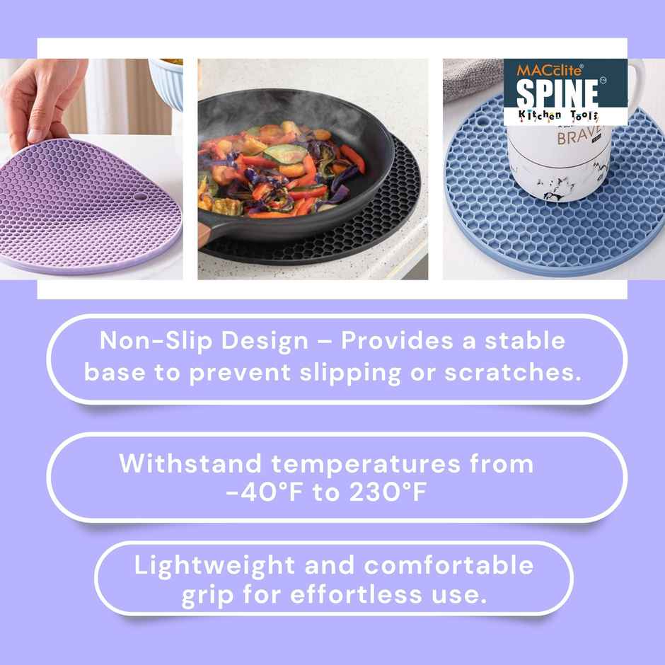 Silicone Trivate Multi Color 6 Pc Set