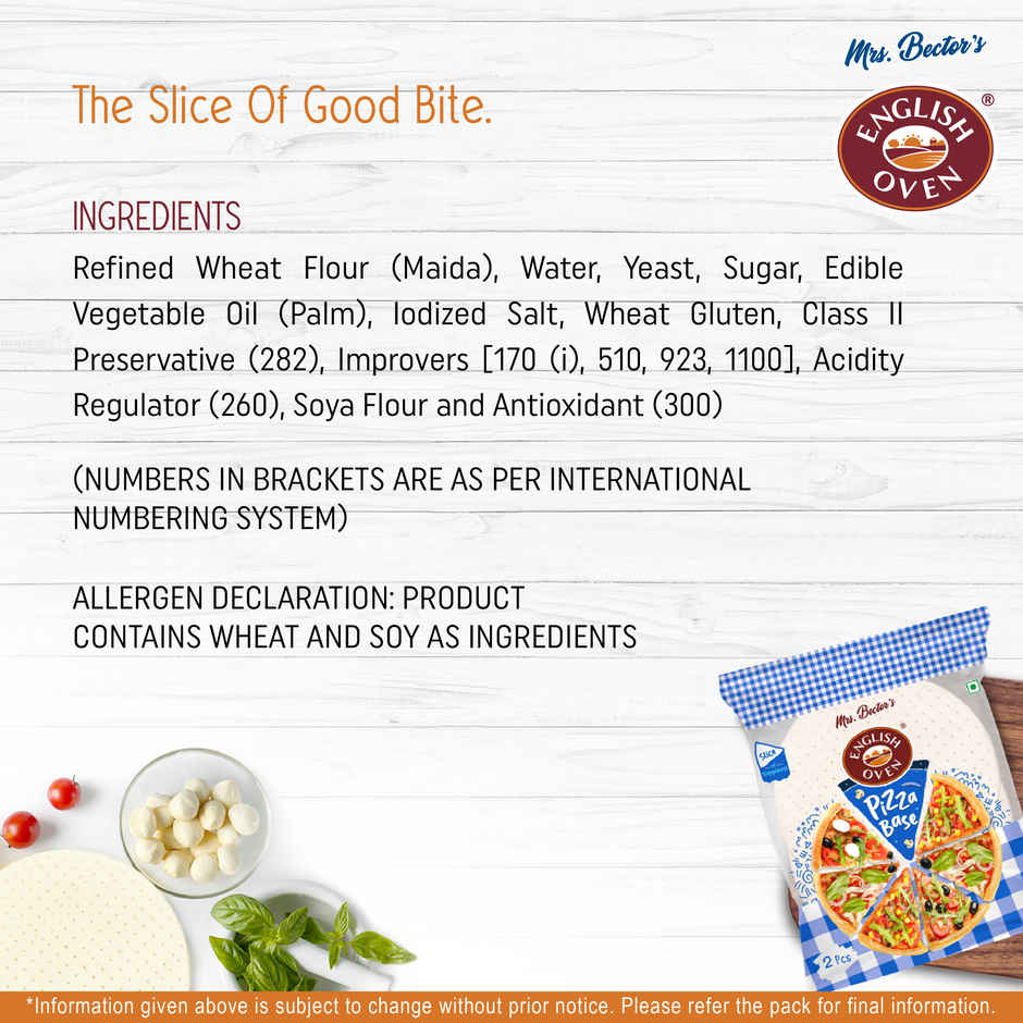 English Oven Pizza Base 8"