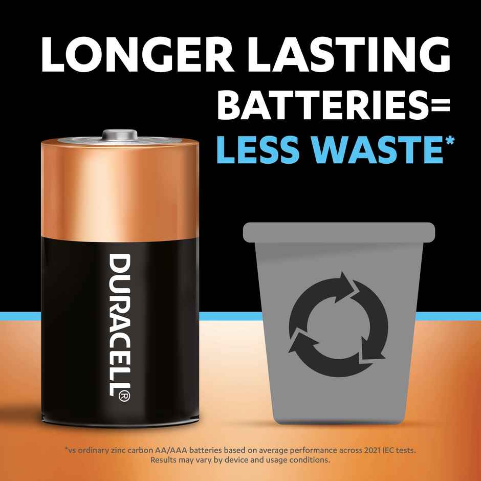 Duracell Ultra Alkaline D Batteries |Pack of 2