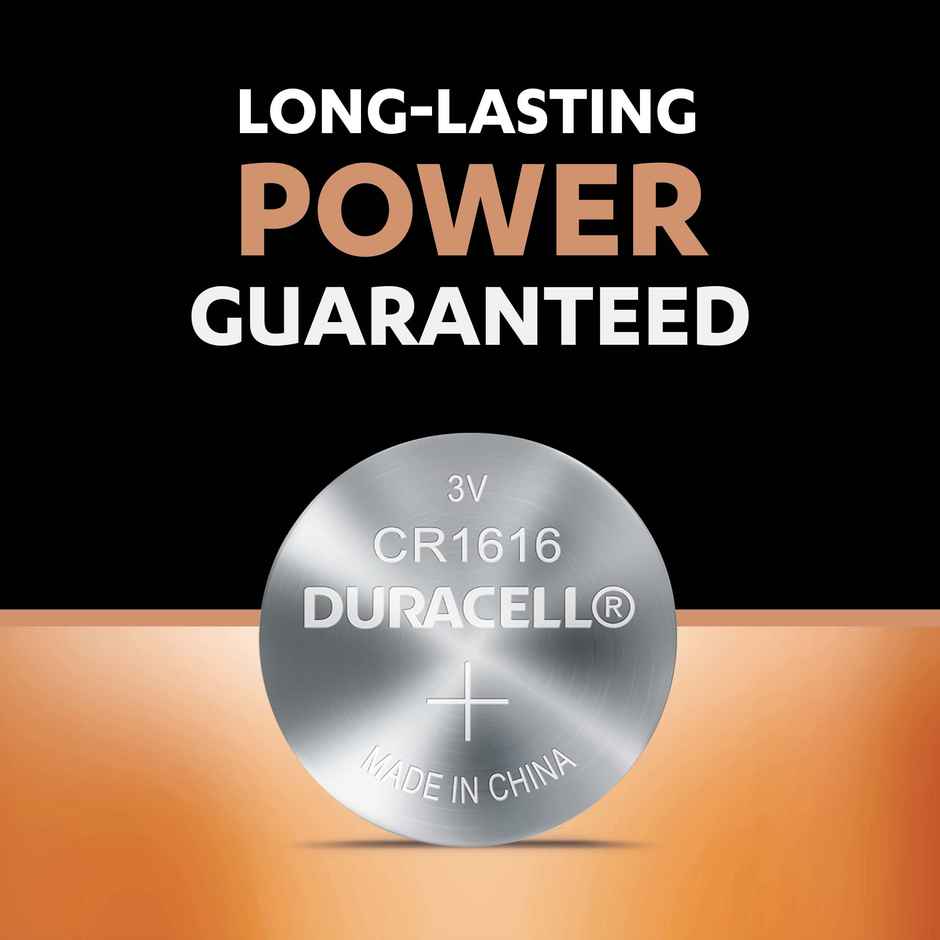 Duracell 3V Coin Battery|CR1616|Pack of 5