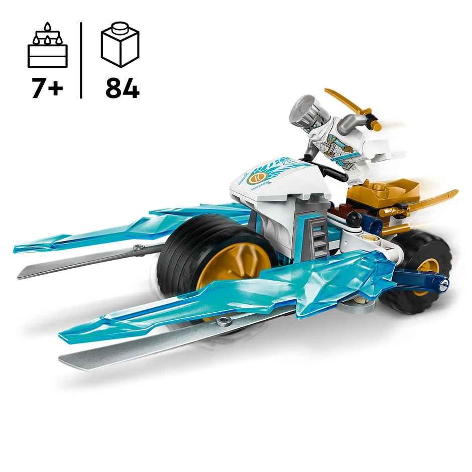 Lego Ninjago Zane’s Ice Motorcycle Toy Set 71816 Building Blocks (84 Pieces)