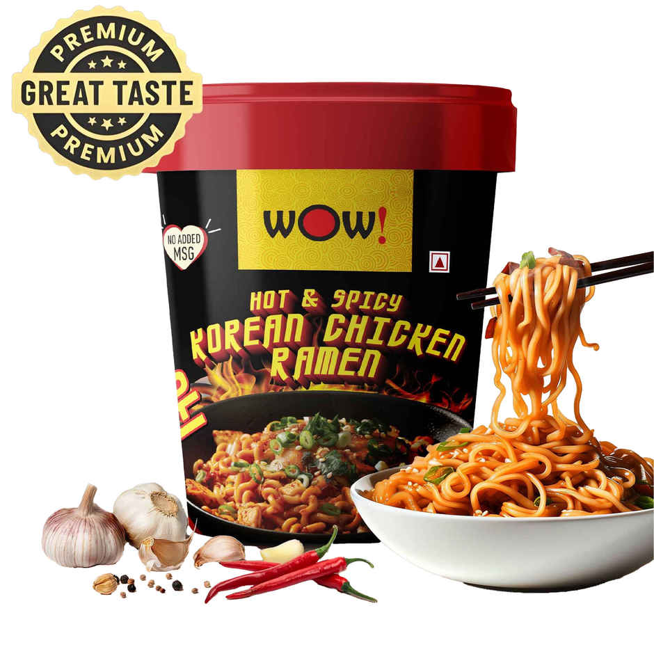 WOW! Noodles Hot and Spicy Korean Chicken Ramen