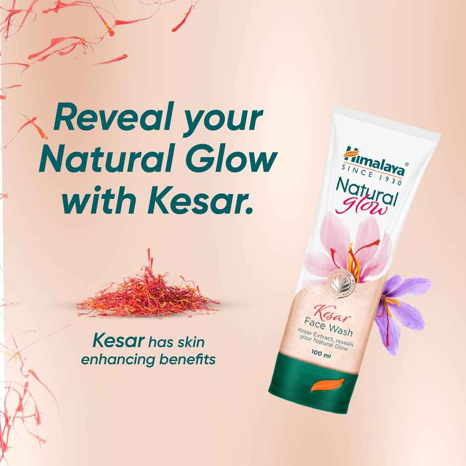 Himalaya Wellness Company Natural Glow Kesar Face Wash