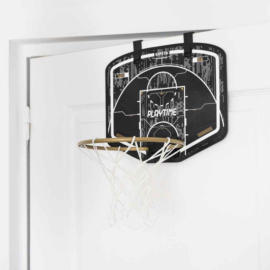 Decathlon | Tarmak Kids Mini Basketball Hoop Black & Gold