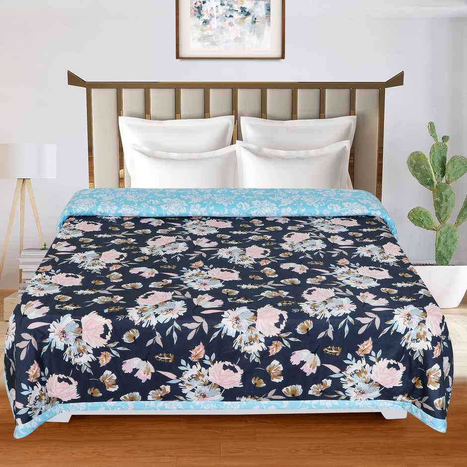 Dream Living Light Weight Multi Purpose Dohar |Navy| For Every Season 210 x 220 cm