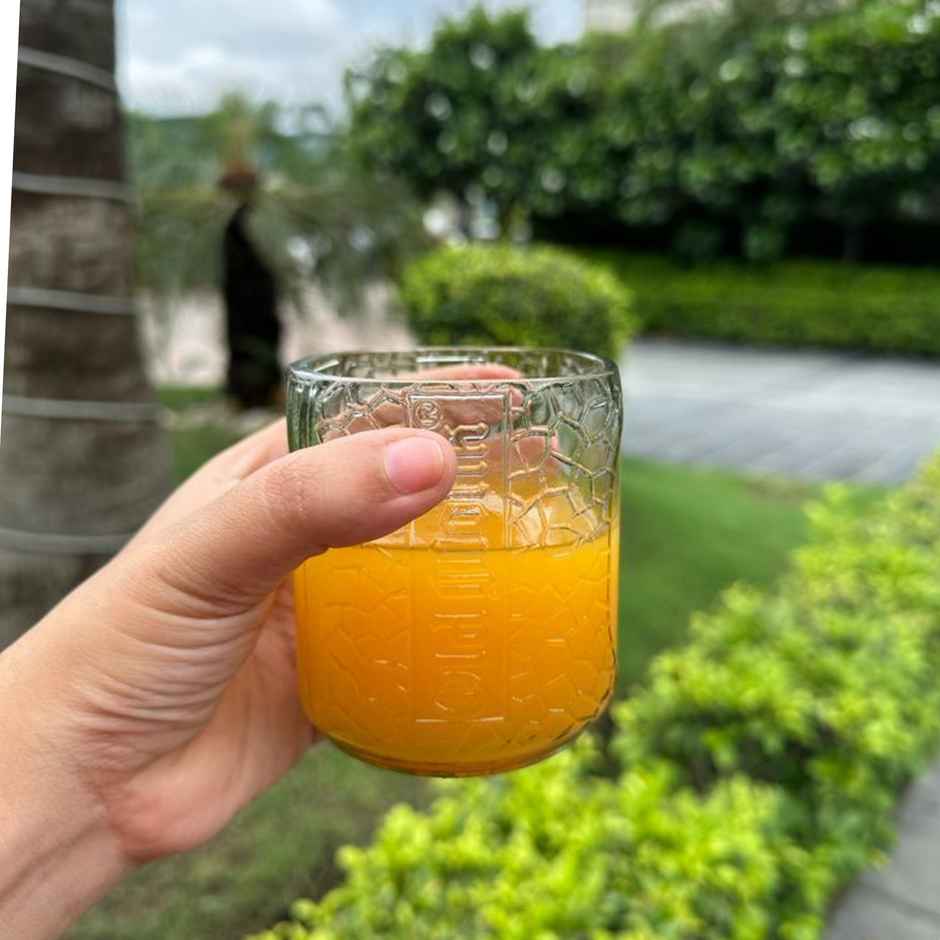 Kavi The Poetry-Art Project Old monk Glass 300 ml | Set of 2