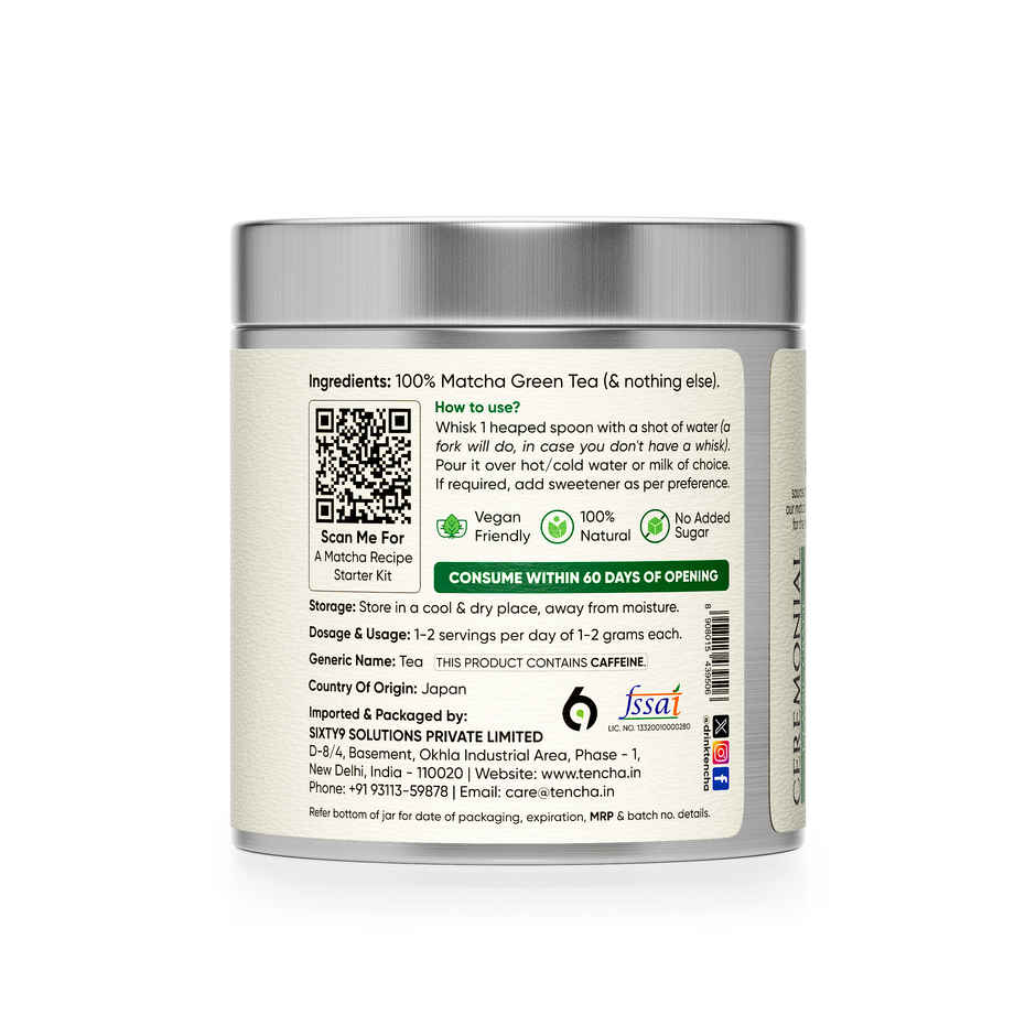 Tencha Ceremonial Classic Matcha Japanese Green Tea