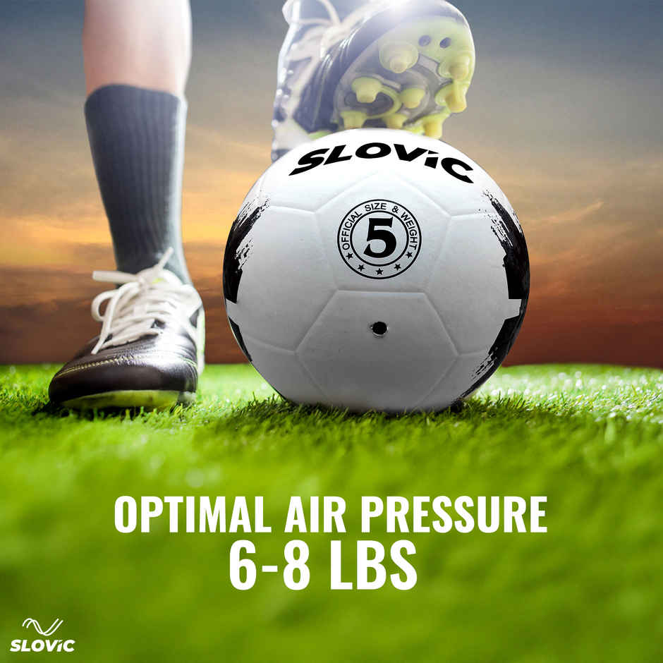 Slovic Strike Football Size 5 - 32 Panel Design for Match & Practice Training for all Grounds
