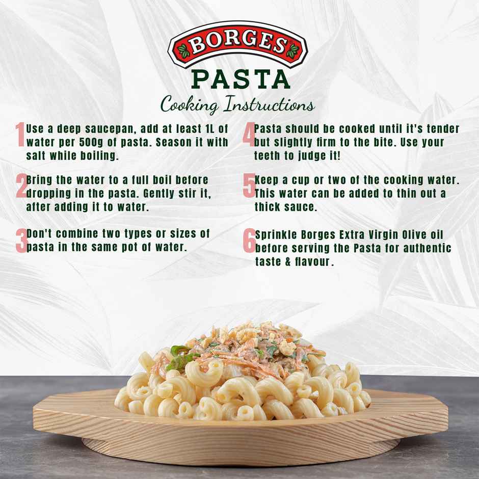 BORGES Macaroni Durum Wheat Pasta