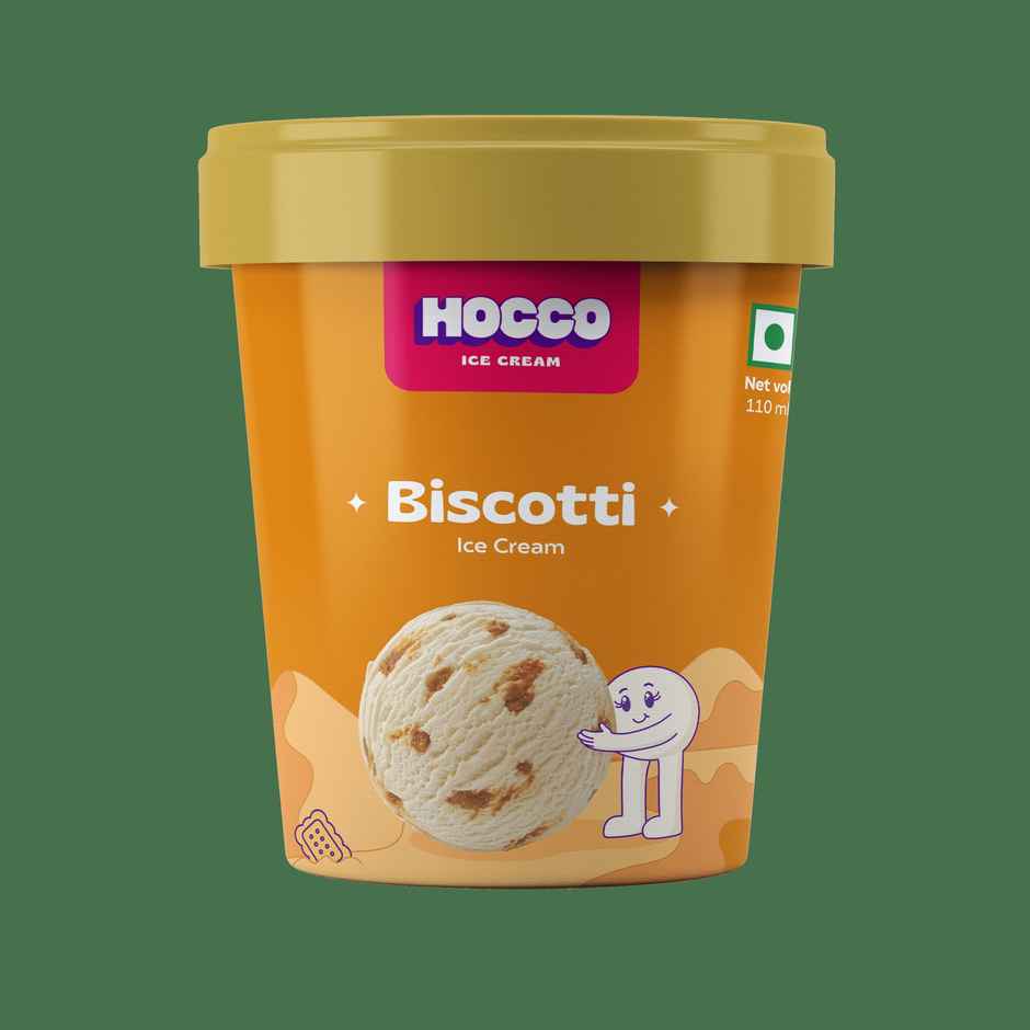 Hocco Biscotti Jumbo Ice Cream Cup Combo