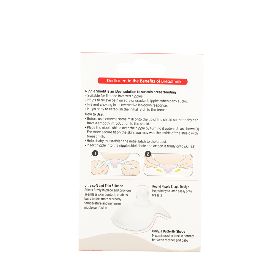 Pigeon Natural Feel Nipple Shield Size 2 With Case