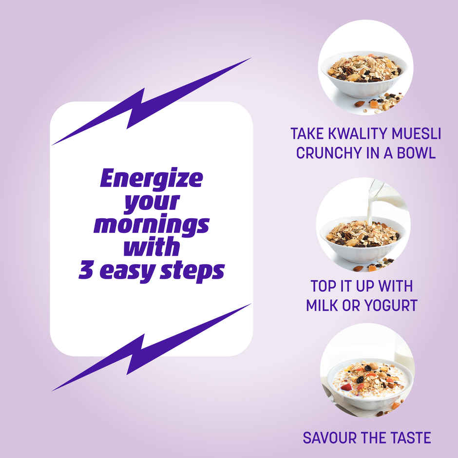 Kwality Muesli Fruit N Nut Multigrain