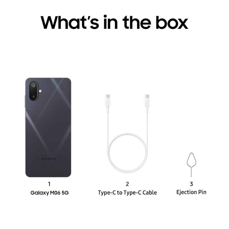 Samsung Galaxy M06 5G | 6GB | 128GB | Blazing Black